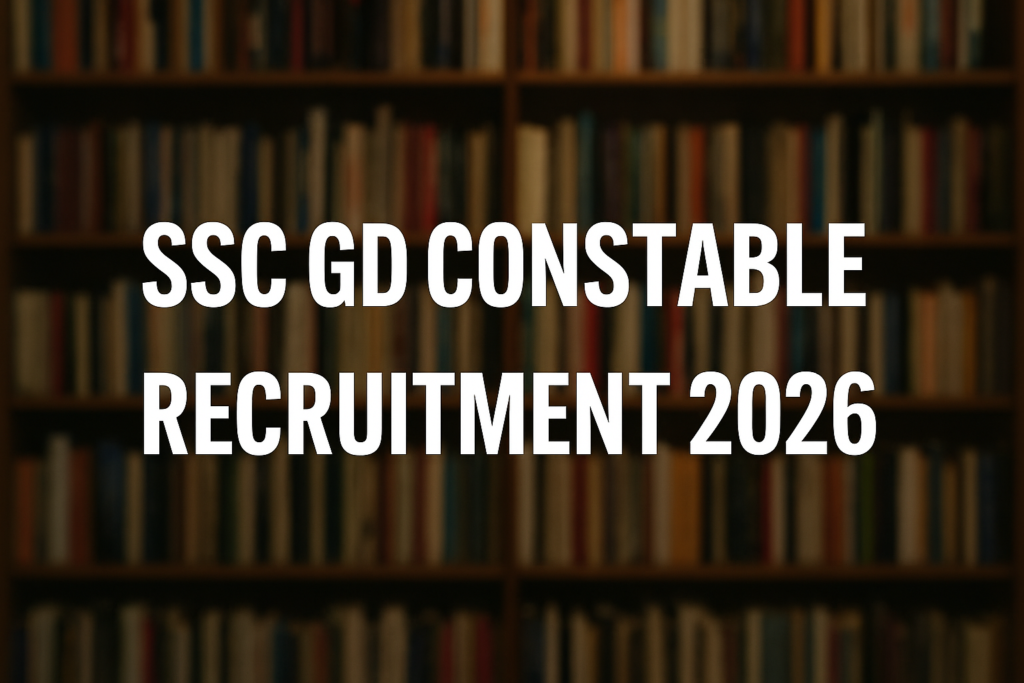 SSC GD Constable 2026